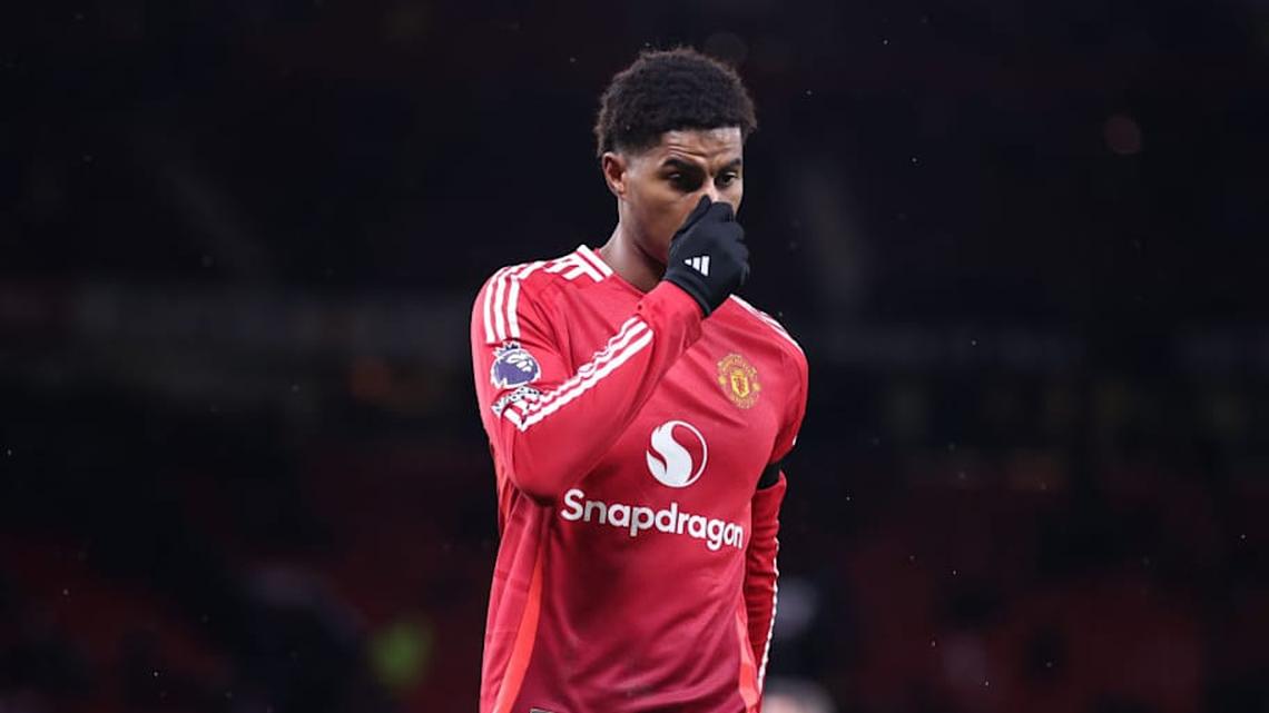  Rashford hasn't played for Man Utd since December 2024. | Alex Livesey/Danehouse/Getty Images 