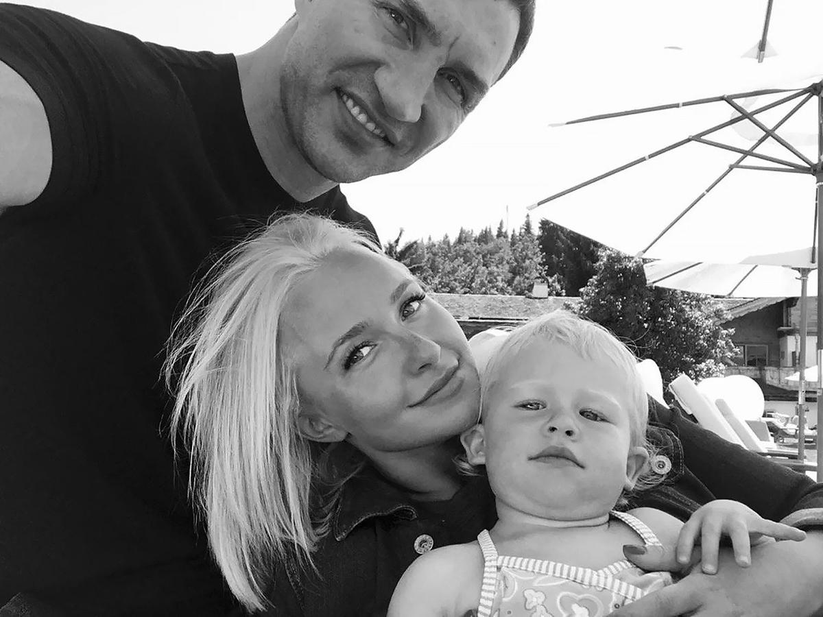 Wladimir Klitschko, Hayden Panettiere and daughter Kaya