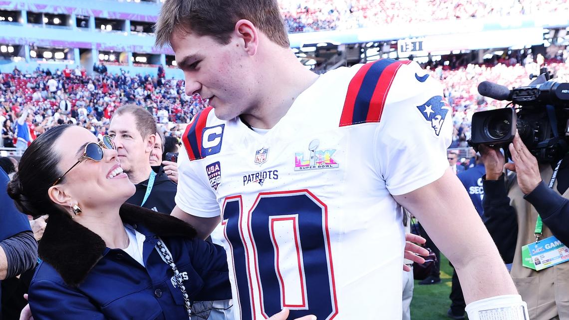 Patriots QB Drake Maye Takes In World Baseball Classic With Wife Ann Michael 