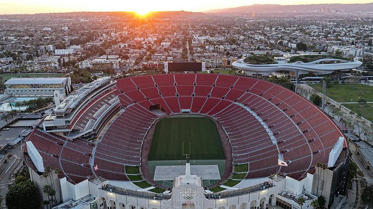  The LA Memorial Coliseum is one of the most iconic stadiums in the United States. | Mario Tama/Getty Images 