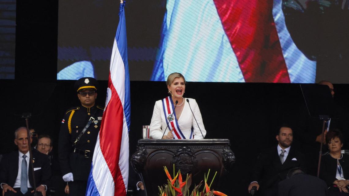 Costa Rica's Laura Fernandez takes office, vowing 'war' on crime 