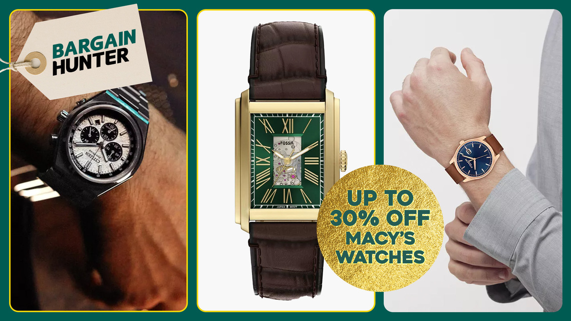 Save Up to 35% on These Name-Brand Men's Watches During Macy's Friends & Family Sale 