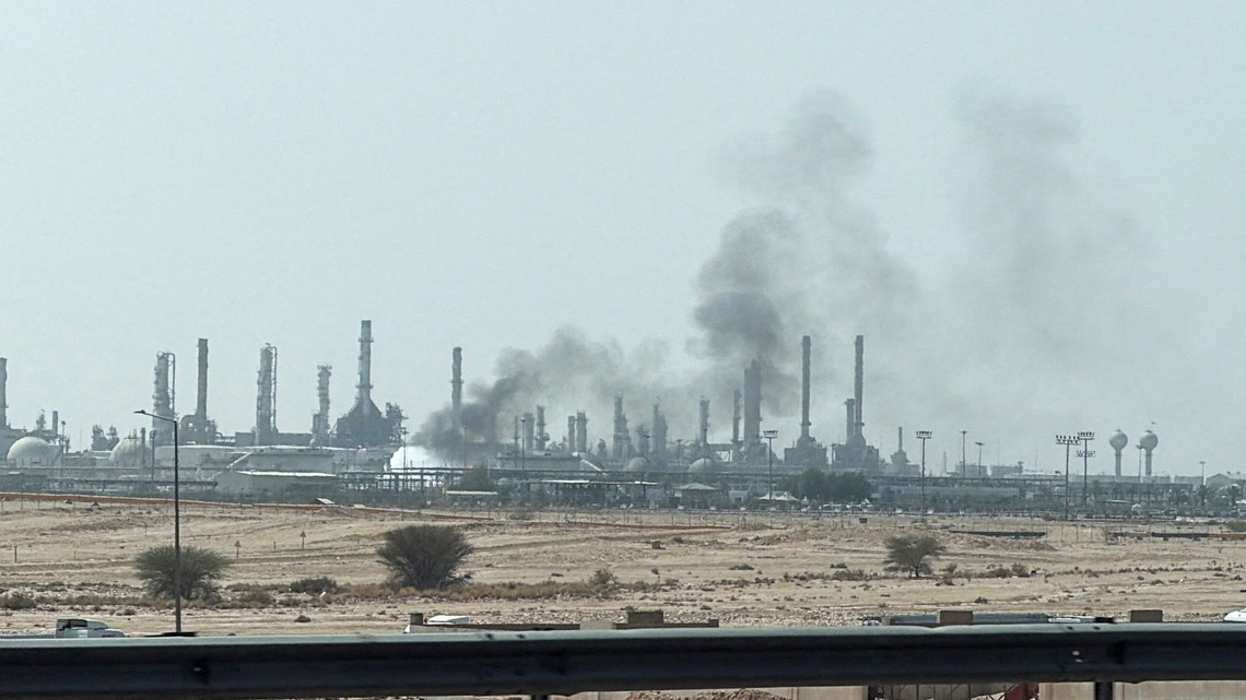 Oil gains as US storm and Houthi air strikes threaten supply