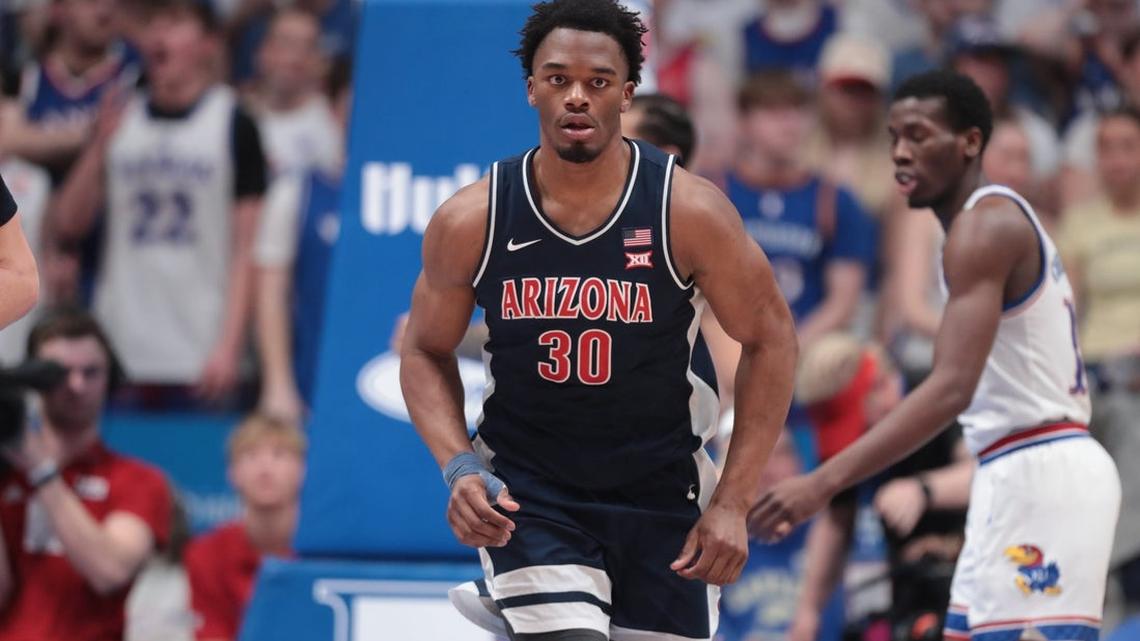 No. 2 Arizona intent to avert season sweep by No. 14 Kansas 