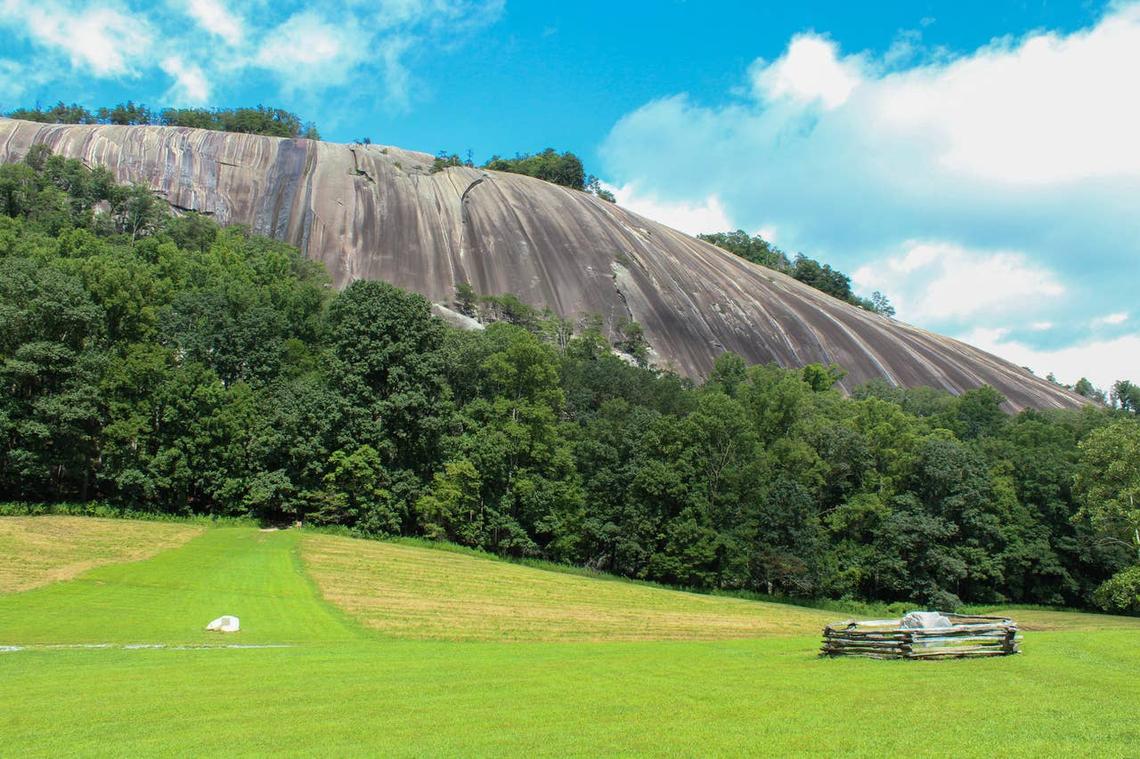  Stone Mountain State Park is active rattlesnake territory in North Carolina. 