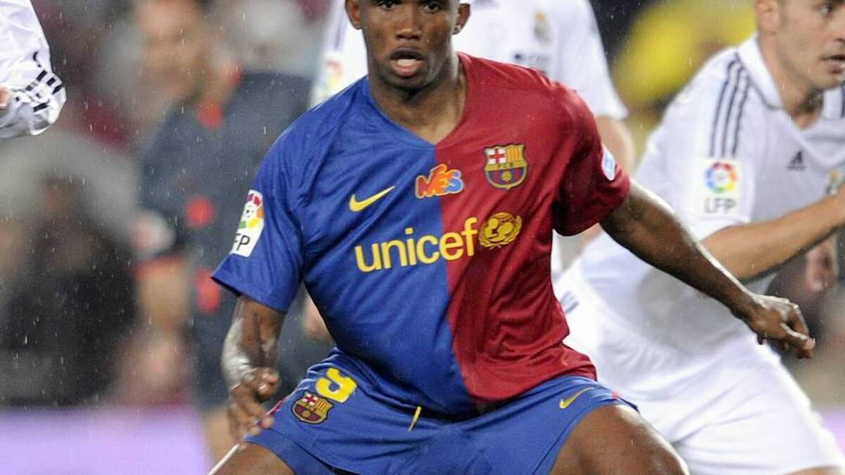  Samuel Eto'o went on to win a treble with Barcelona. | IMAGO/Panoramic by PsnewZ 