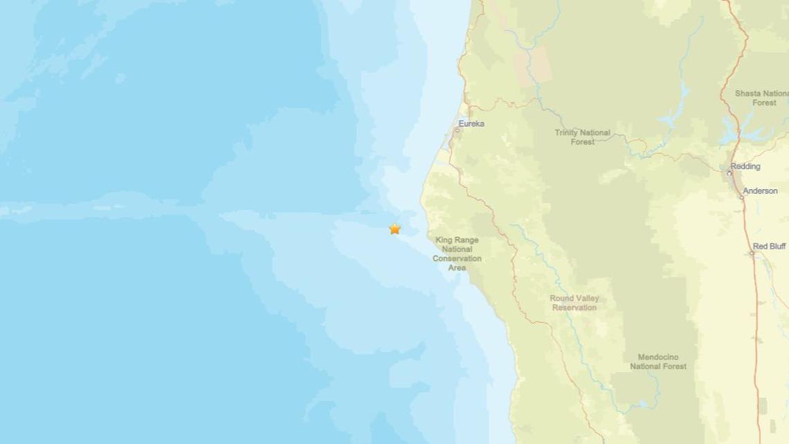 March 30: Earthquake measuring 3.4 shakes region close to Petrolia, CA 