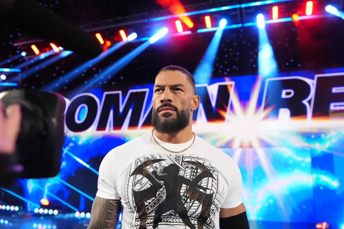  Roman Reigns will defend the World Heavyweight Championship in a Tribal Combat Match at Clash in Italy 2026. Getty Images
