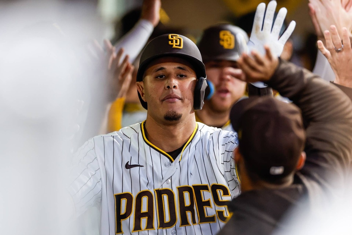  San Diego Padres third baseman Manny Machado (13). © David Frerker-Imagn Images