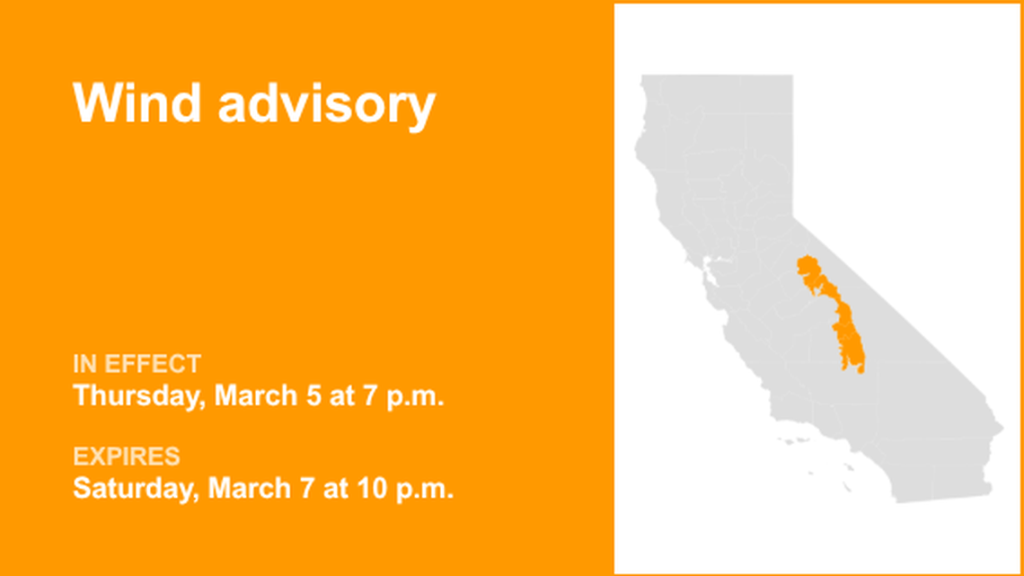 UPDATE: The current wind advisory for Mojave Desert Slopes will be expiring at 5 a.m. 