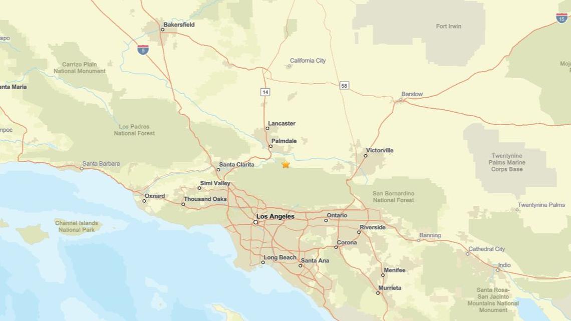 Update: Earthquake of 2.4 magnitude reported close to Littlerock, CA on March 2 
