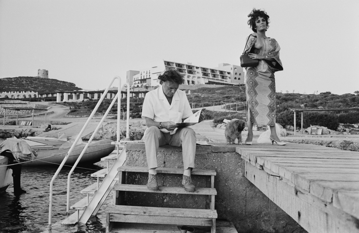 Richard Burton and Elizabeth Taylor on Capo Caccia in Sardinia, during the filming of ‘Goforth,’ later titled ‘Boom.’ (1967)Photo by David Cairns/Getty Images