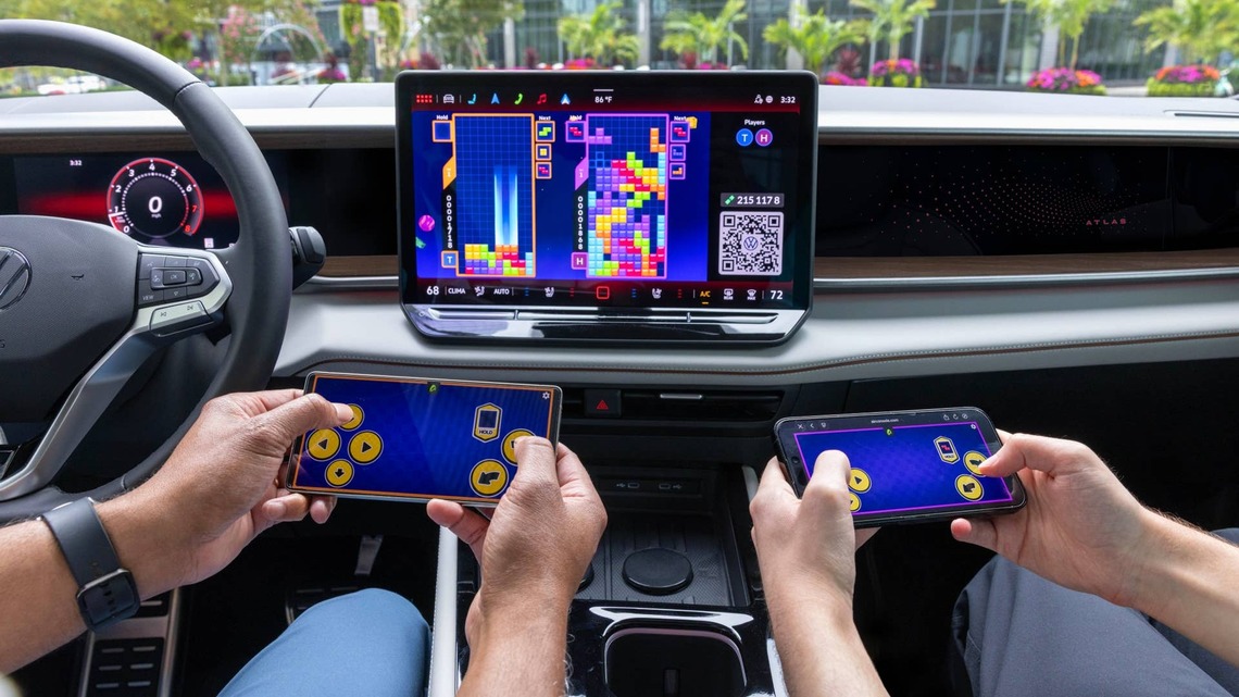 Volkswagen's 2027 Cars Get 20 Games You Control With Your Phone