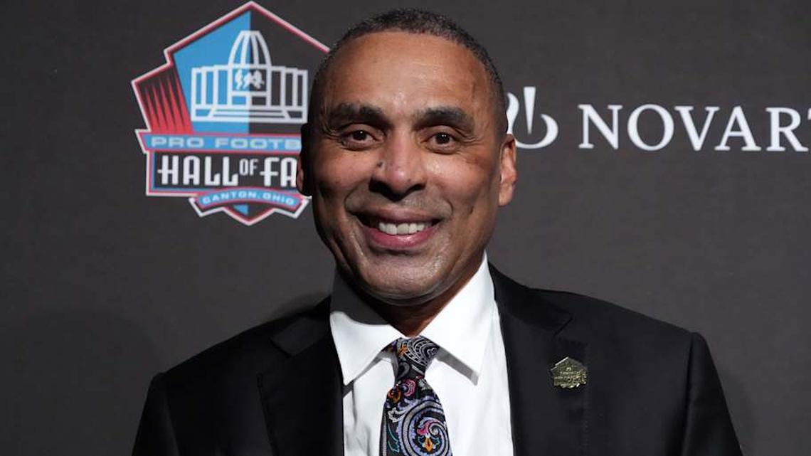  Feb 5, 2026; San Franciso, CA, USA; Roger Craig during a press conference introducing the NFL Hall of Fame Class of 2026 at Palace of Fine Arts. Mandatory Credit: Kirby Lee-Imagn Images | Kirby Lee-Imagn Images 