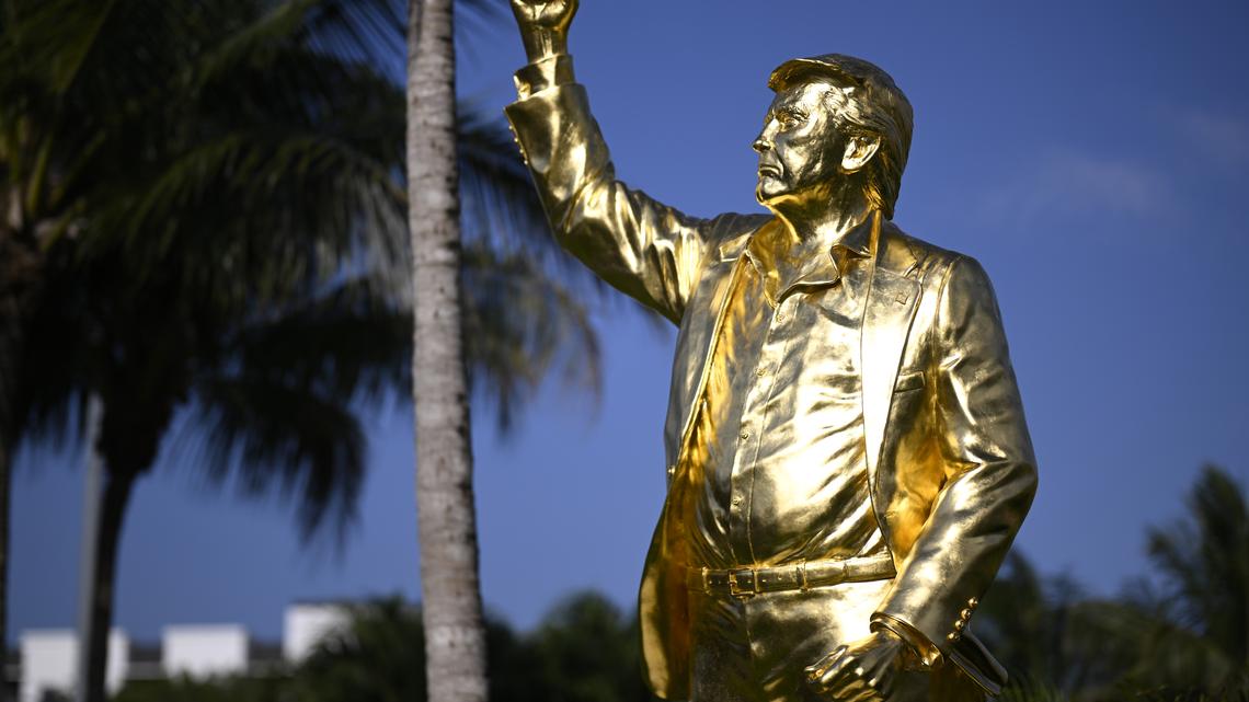 Pastor Defends Golden Trump Statue From Biblical Backlash 