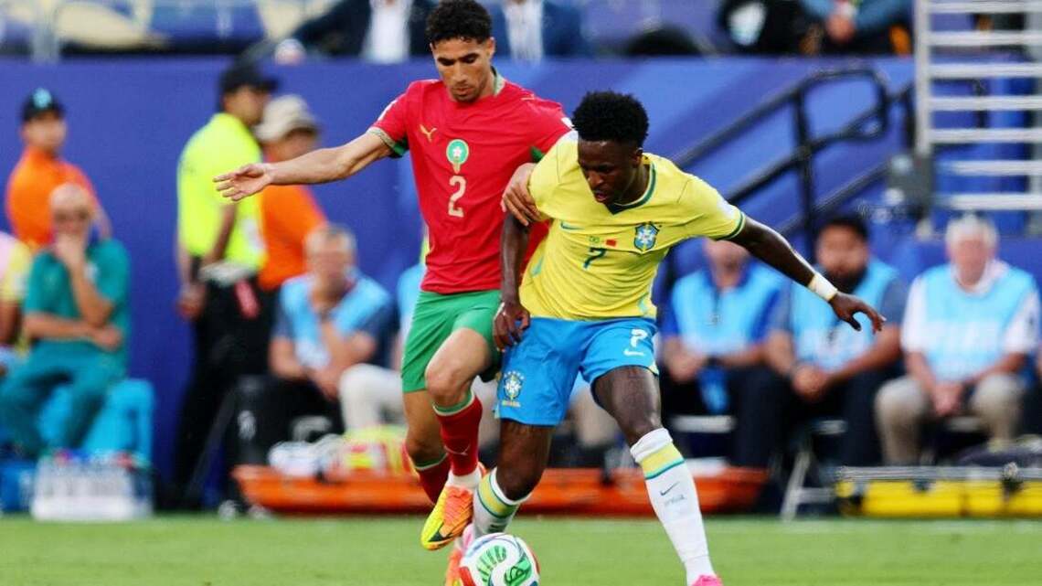 Vinicius Junior helps Brazil rally for opening draw vs. Morocco 
