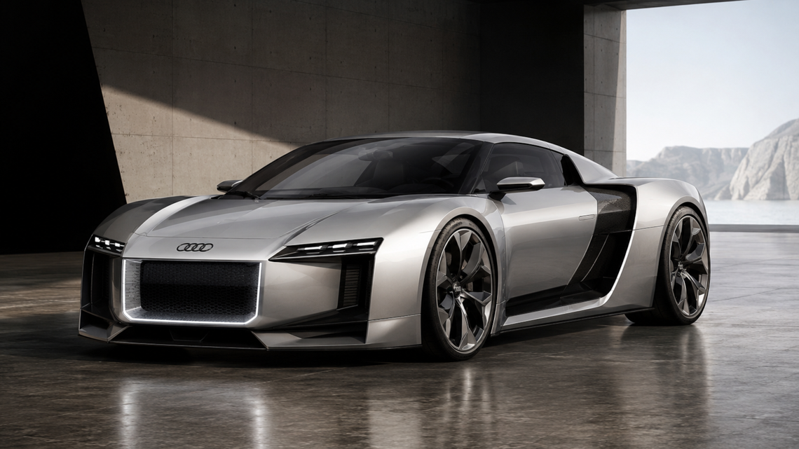 Audi's Plug-In Hybrid R8 Supercar Could Look Like This 