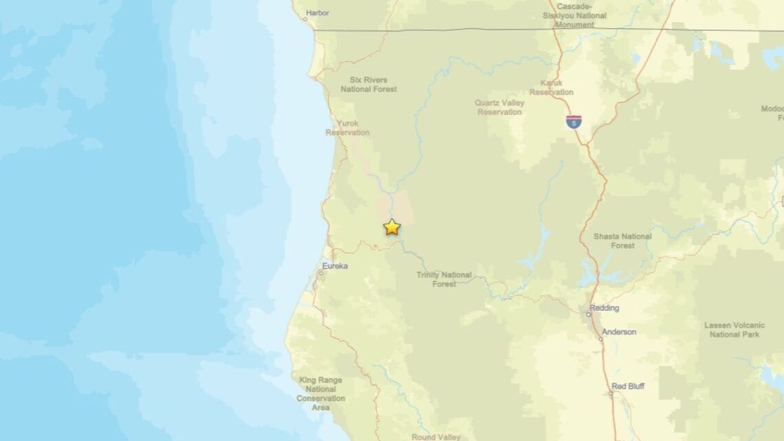 2.2 magnitude earthquake struck near Willow Creek, CA on Aug. 29 