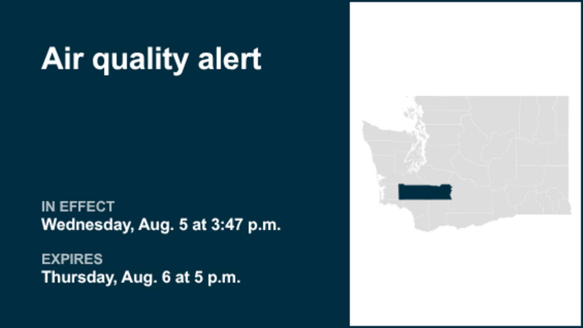 Air quality alert issued for Lewis County for Thursday 