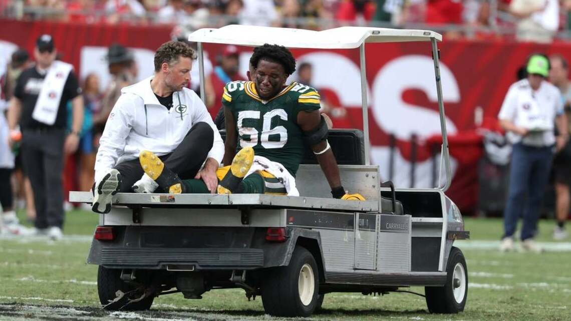 Packers LB Edgerrin Cooper likely done for season with Achilles tear 
