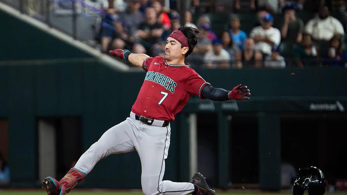  Diamondbacks right fielder Corbin Carroll has a rare combination of power, speed and defensive ability. | Raymond Carlin III-Imagn Images 