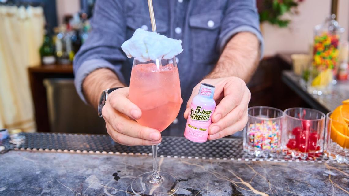 This Cotton Candy Mocktail Gets You Caffeinated Without the Sugar Crash 