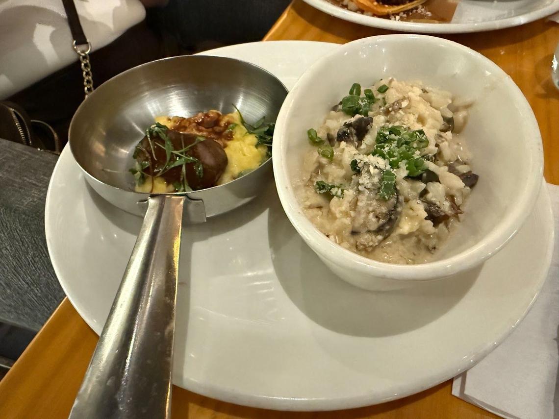  Braised short rib risotto from the live counter. Photo credit: Nishka Dhawan 