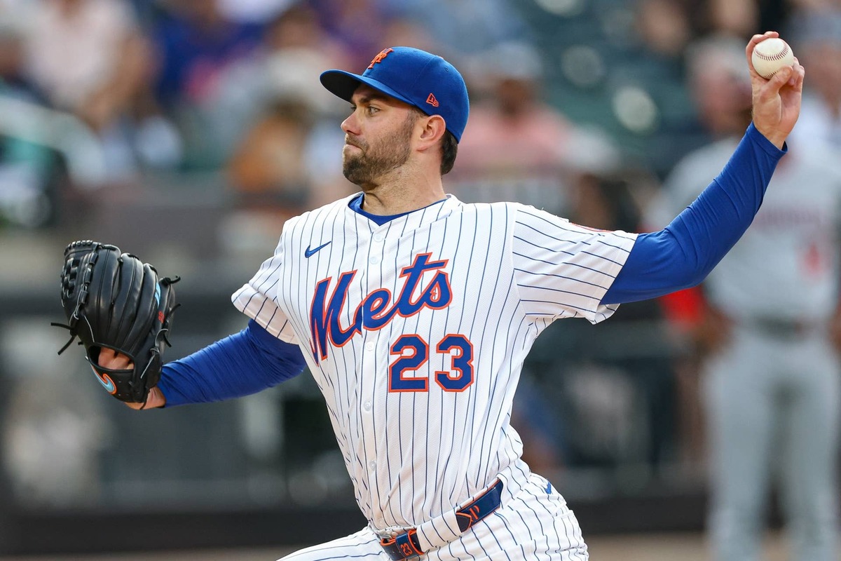  New York Mets starting pitcher David Peterson (23). Vincent Carchietta-Imagn Images
