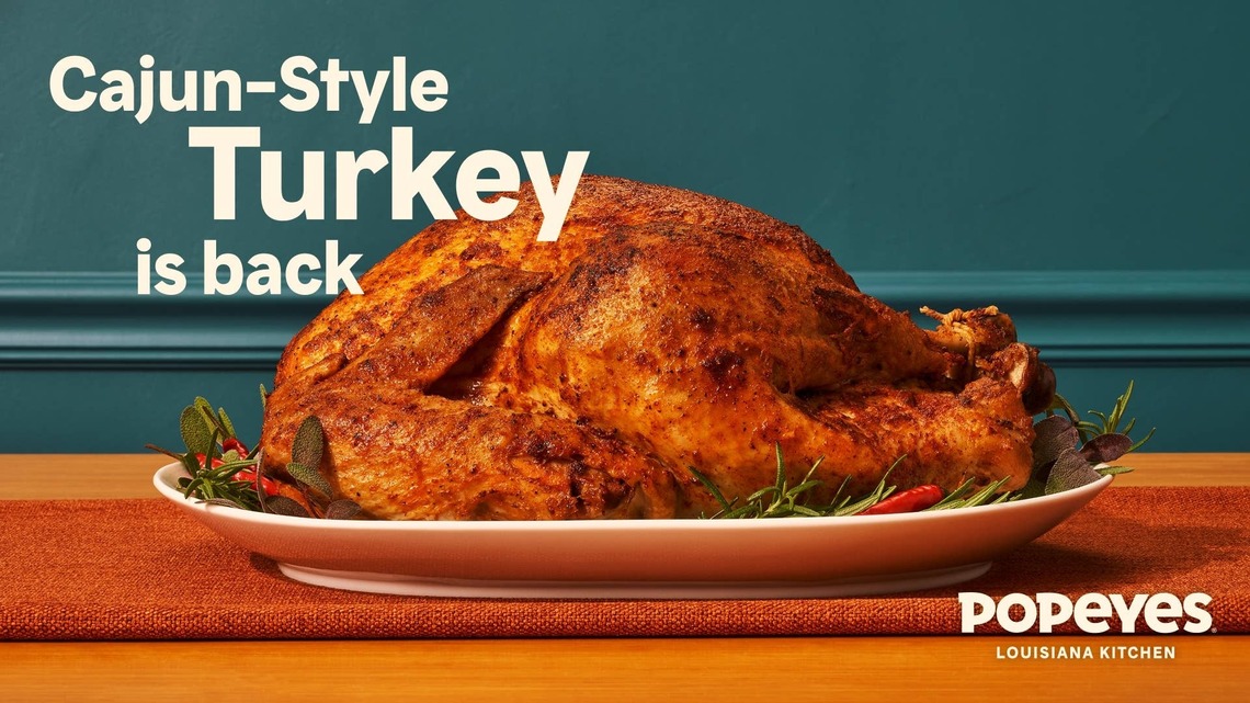 Popeyes' Popular Thanksgiving Turkey Is Back-and All You Have to Do Is Heat It Up 