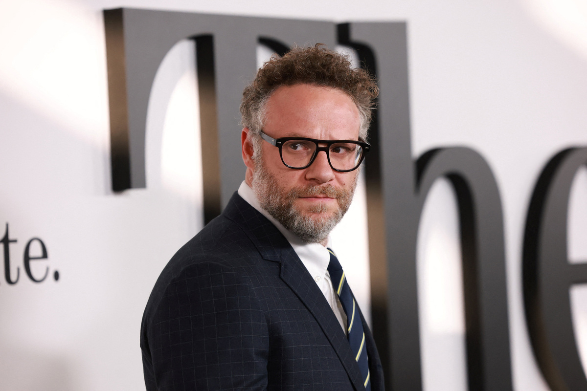 Cast member Seth Rogen attends a premiere for the film “The Invite” in Los Angeles, California, U.S., June 24, 2026. REUTERS/Mario Anzuoni
