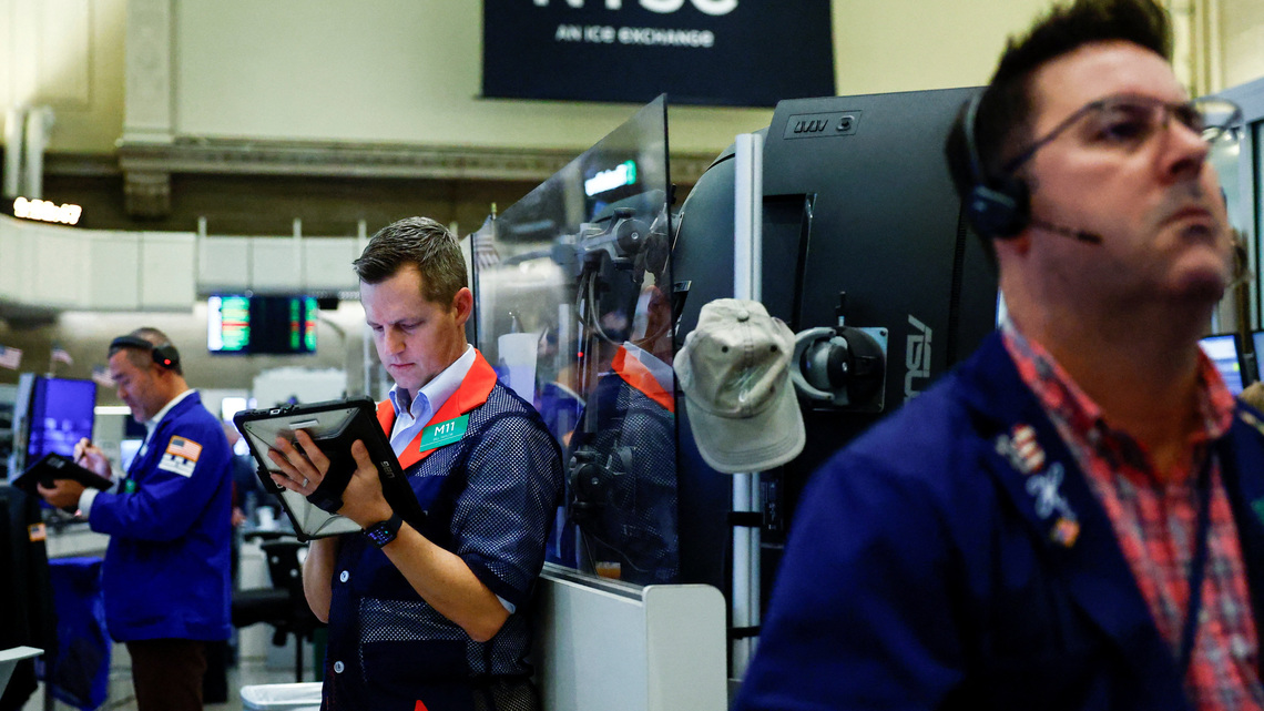 Wall St falls at open as Alphabet results reignite AI spending fears 