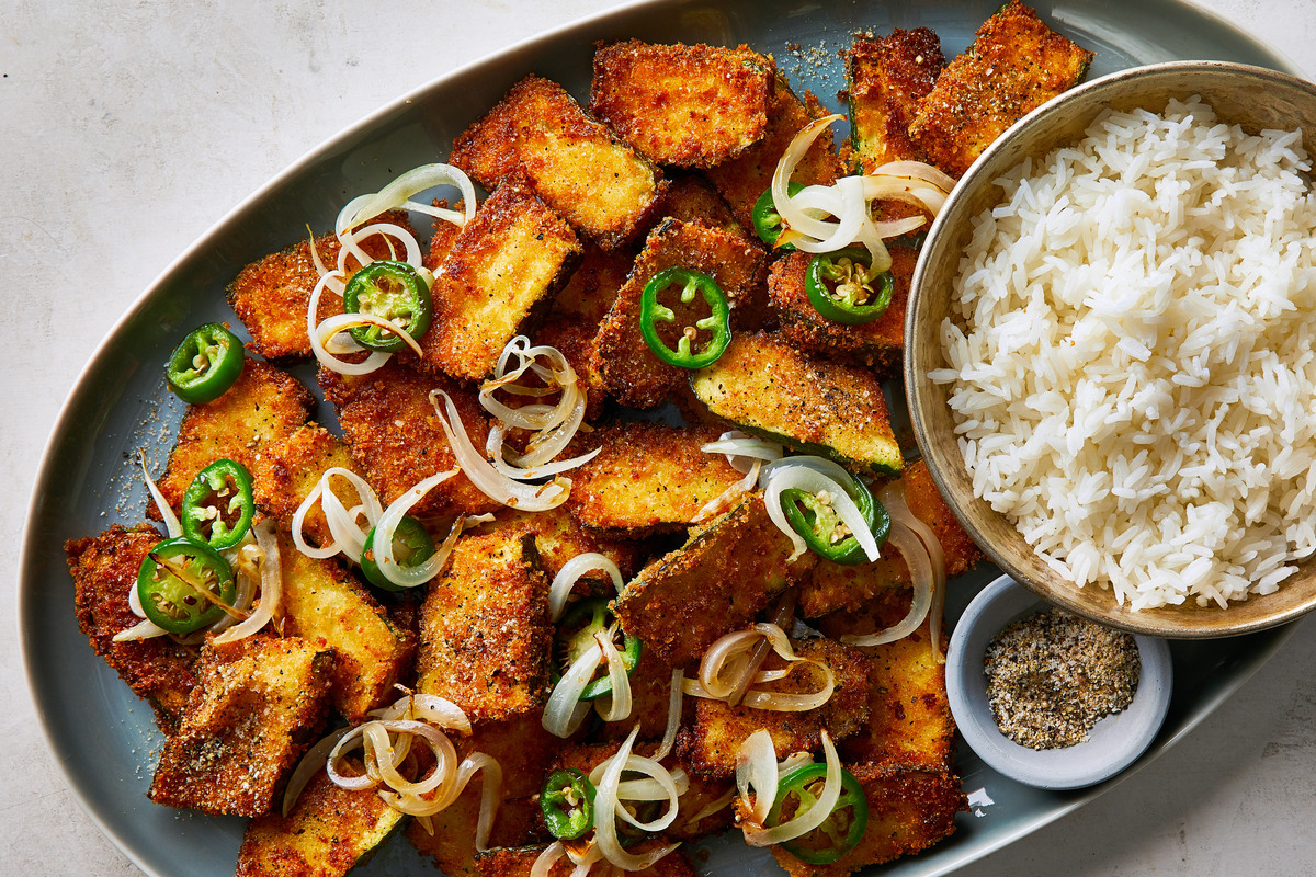 Salt and Pepper Zucchini. These tips and recipes tap into a summer squash's srengths. Food Stylist: Greg Lofts. (Bryan Gardner/The New York Times)
