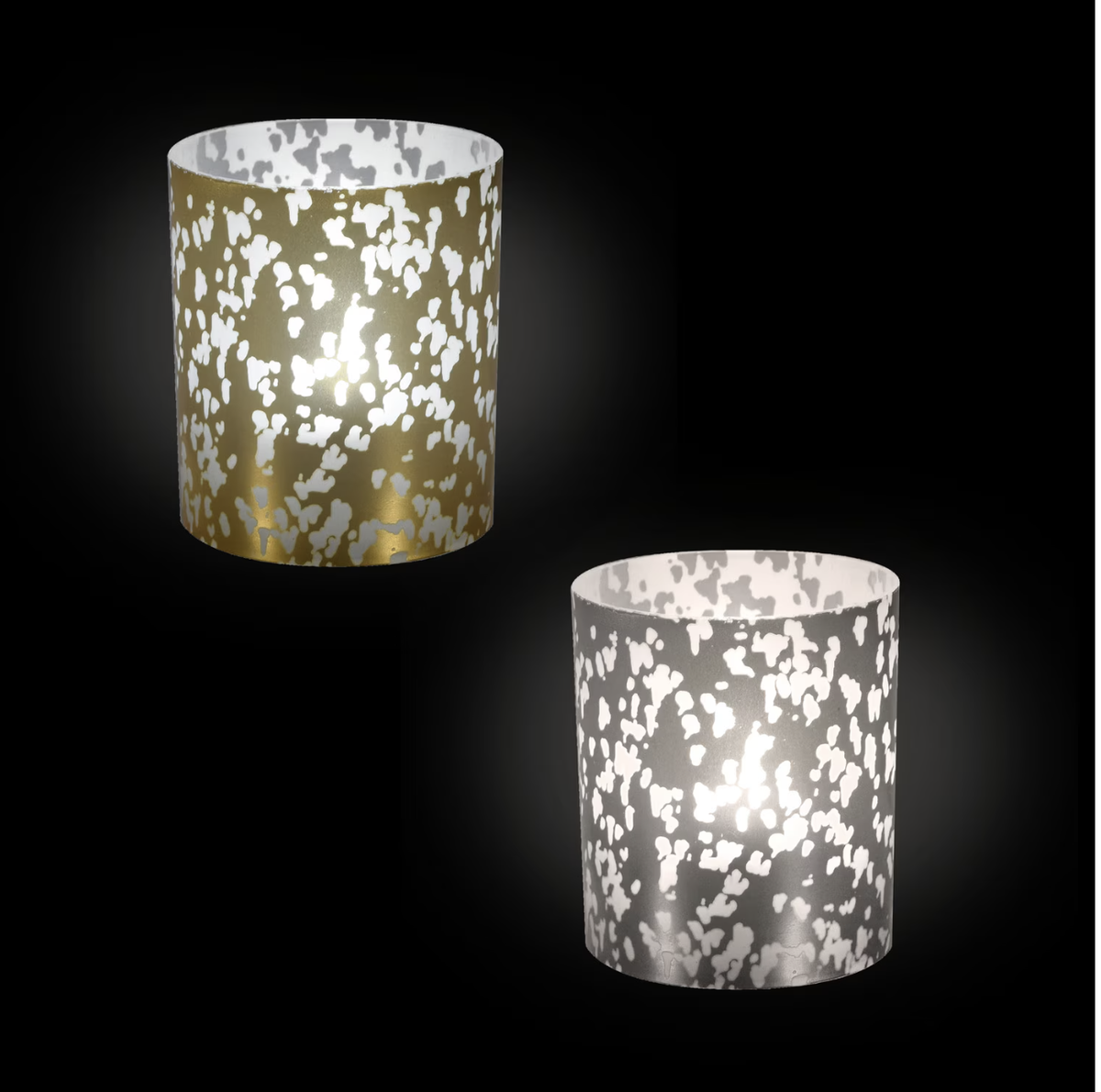 Metallic LED candlesCourtesy of Dollar Tree