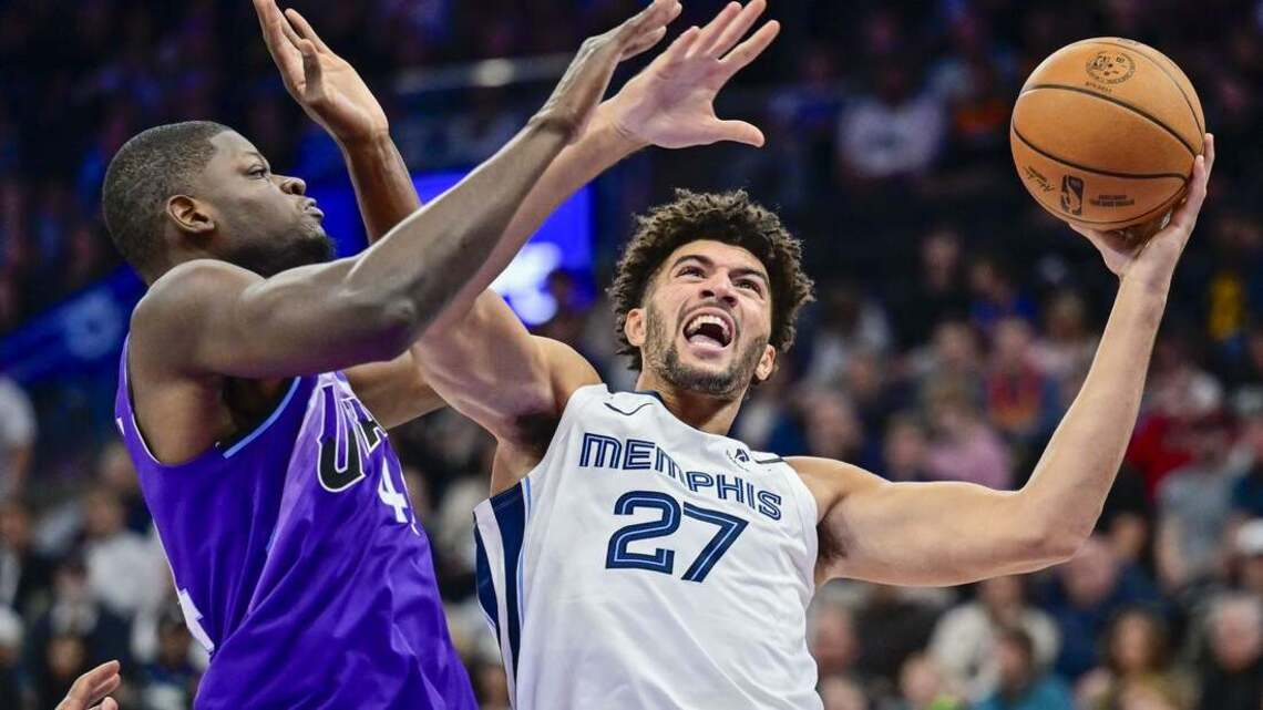 Ty Jerome's late free throws carry Grizzlies past Jazz 