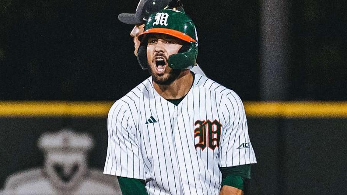 Miami's Star Slugger Prepares for War Against No. 11 Florida State