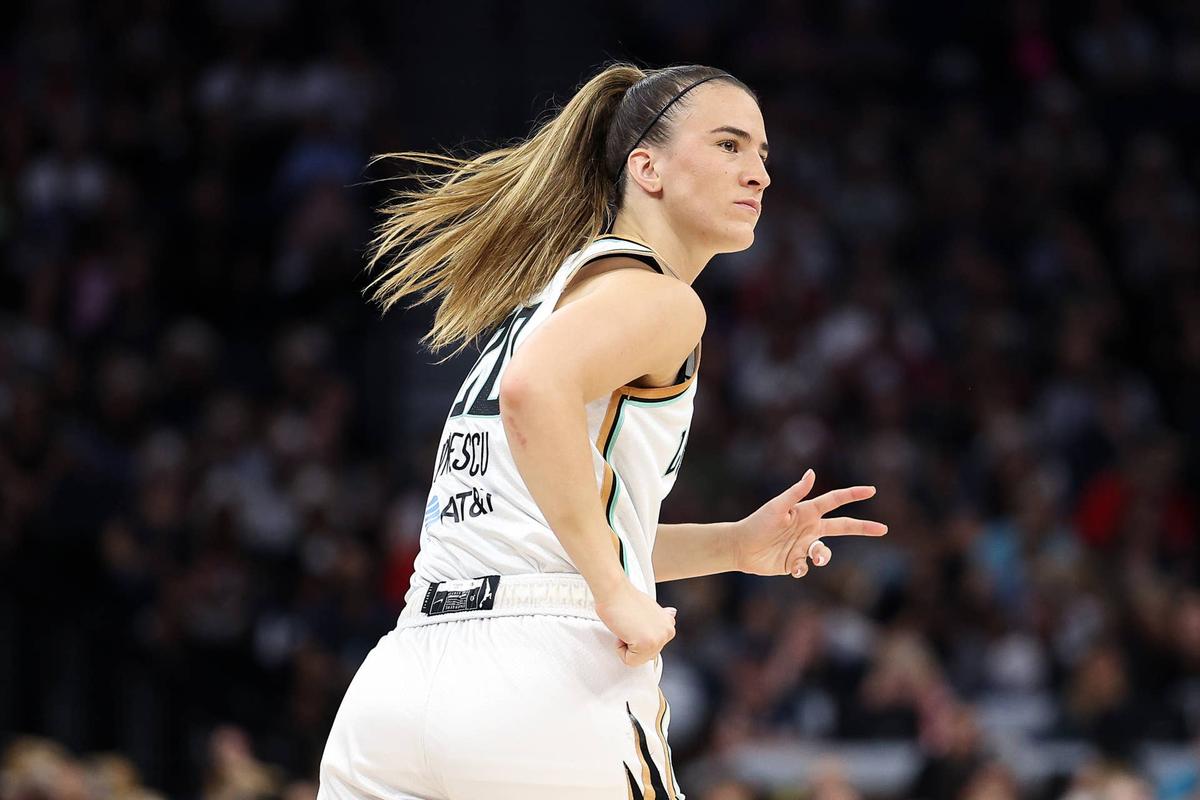  New York Liberty guard Sabrina Ionescu (20). © Matt Krohn-Imagn Images