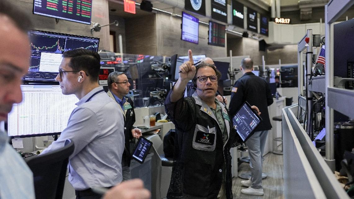 Stocks fall as US bond yields rise, oil eases after latest Iran war headlines 