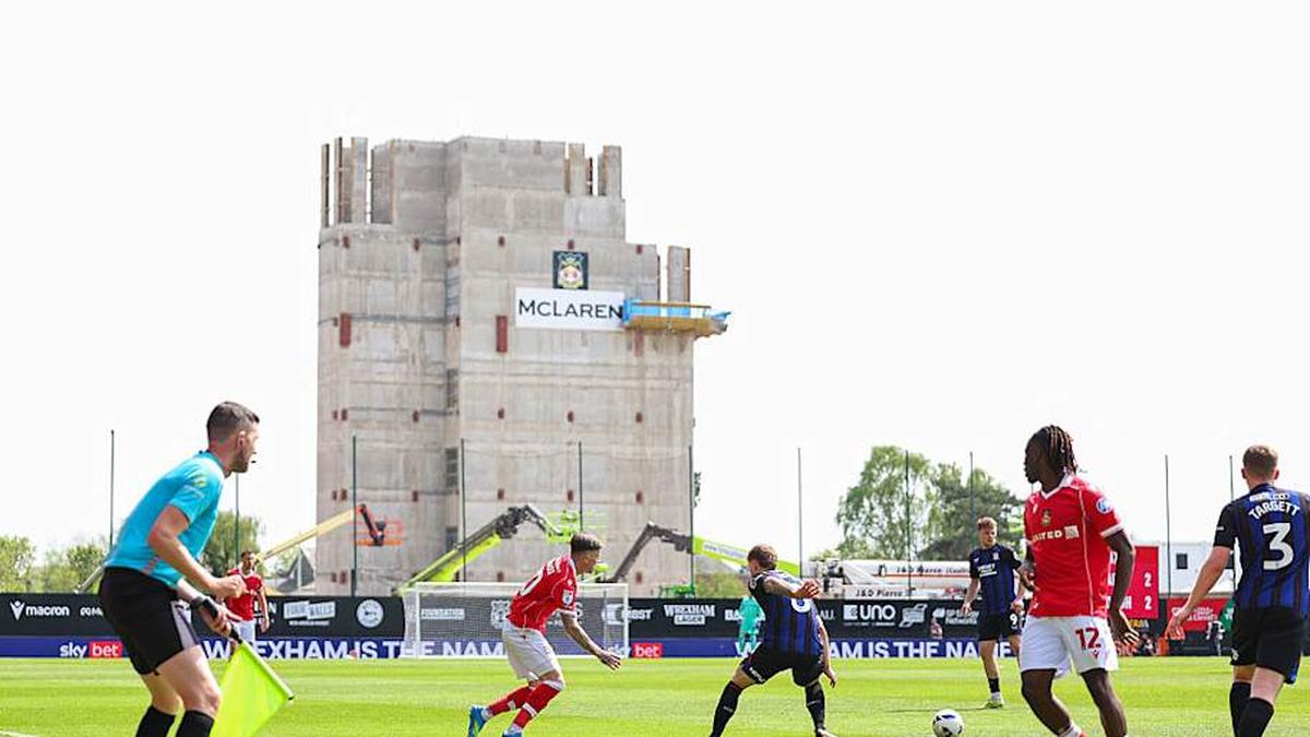  Wrexham initially hoped the Kop Stand would be open this summer. | Robbie Jay Barratt - AMA/Getty Images 