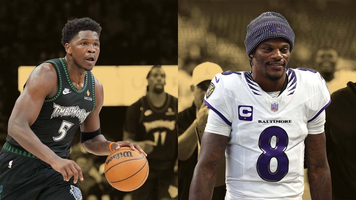 "Two guys that haven't gone over the hump" - Draymond Green compares Anthony Edwards to Lamar Jackson 