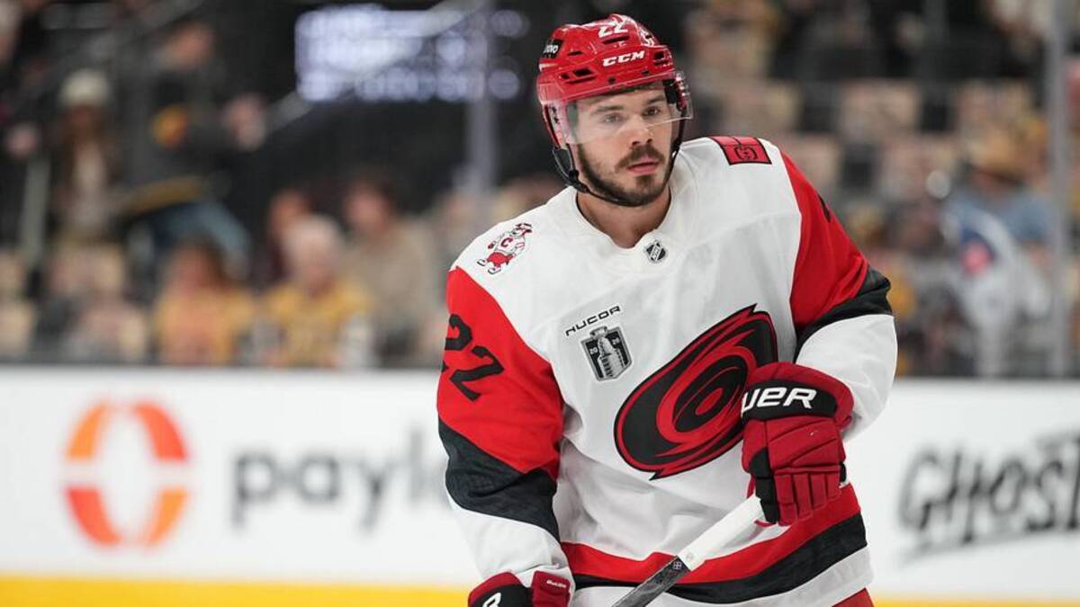  Logan Stankoven has 11 goals in the Stanley Cup Playoffs. | Lucas Peltier-Imagn Images 