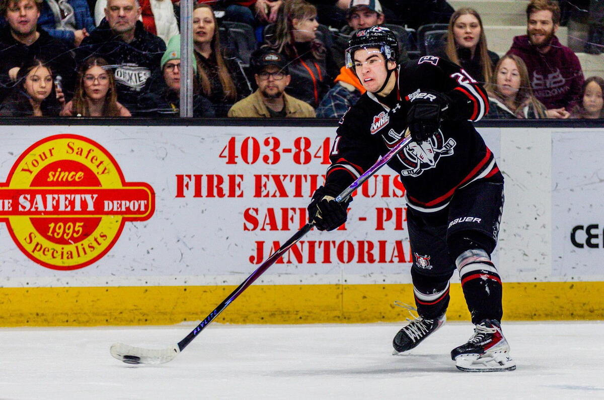  Beckett Hamilton recorded 62 points in 67 games in the WHL this past season. (Taylor Lachance) 
