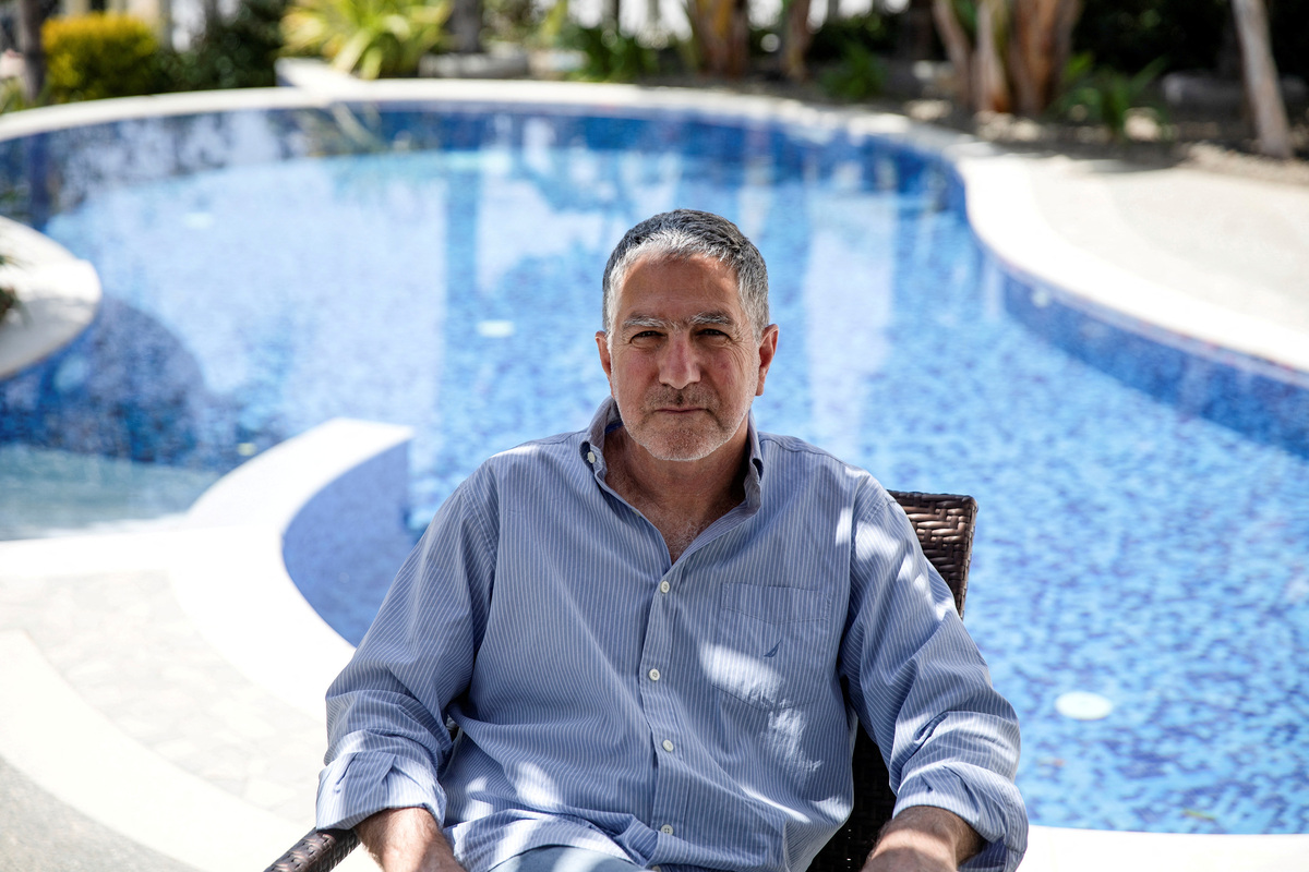 FILE PHOTO: Intellexa Co-CEO Tal Dilian poses for a picture at his house in Limassol, Cyprus, April 22, 2020. Picture taken April 22, 2020./File Photo