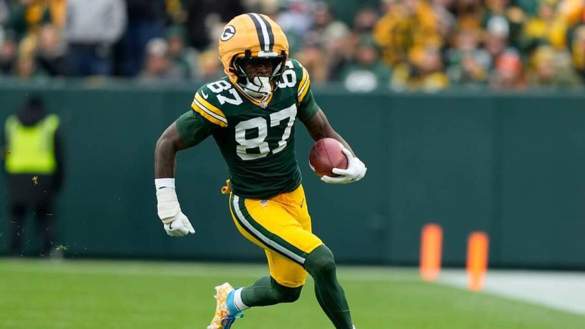 Romeo Doubs signed with the Patriots this offseason. | IMAGN IMAGES via Reuters Connect 