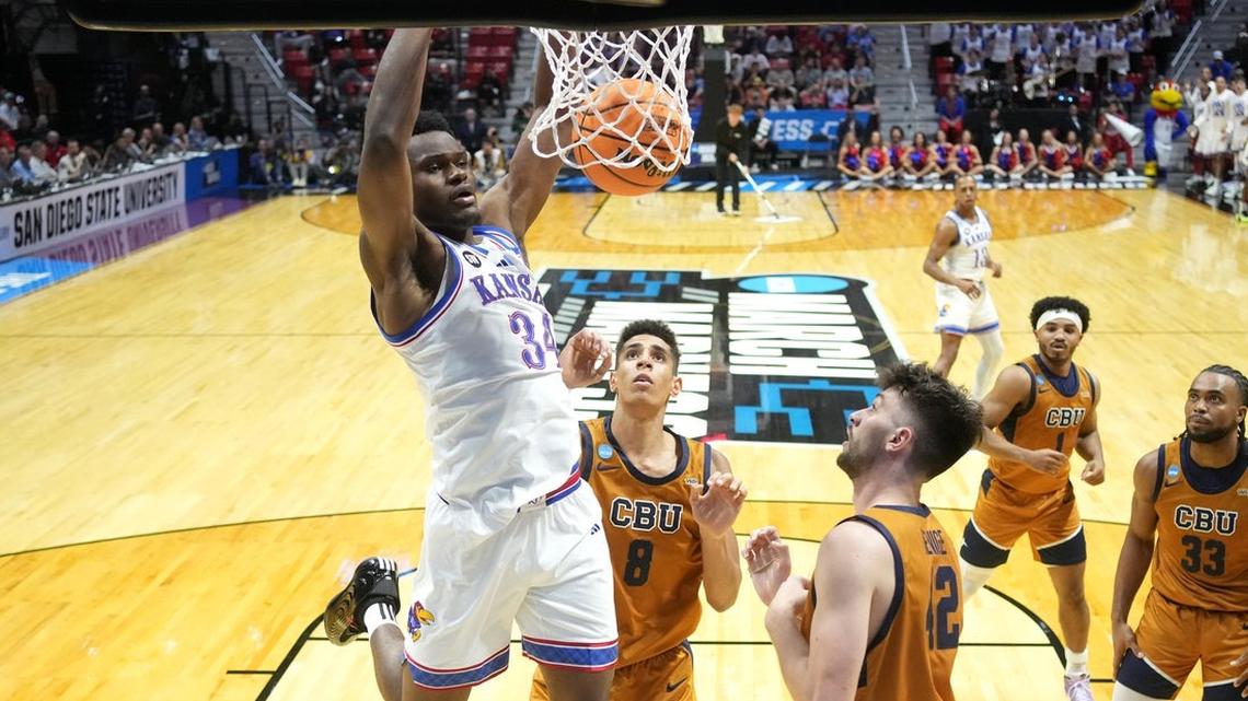 No. 4 Kansas builds big lead, holds off Cal Baptist's comeback bid 