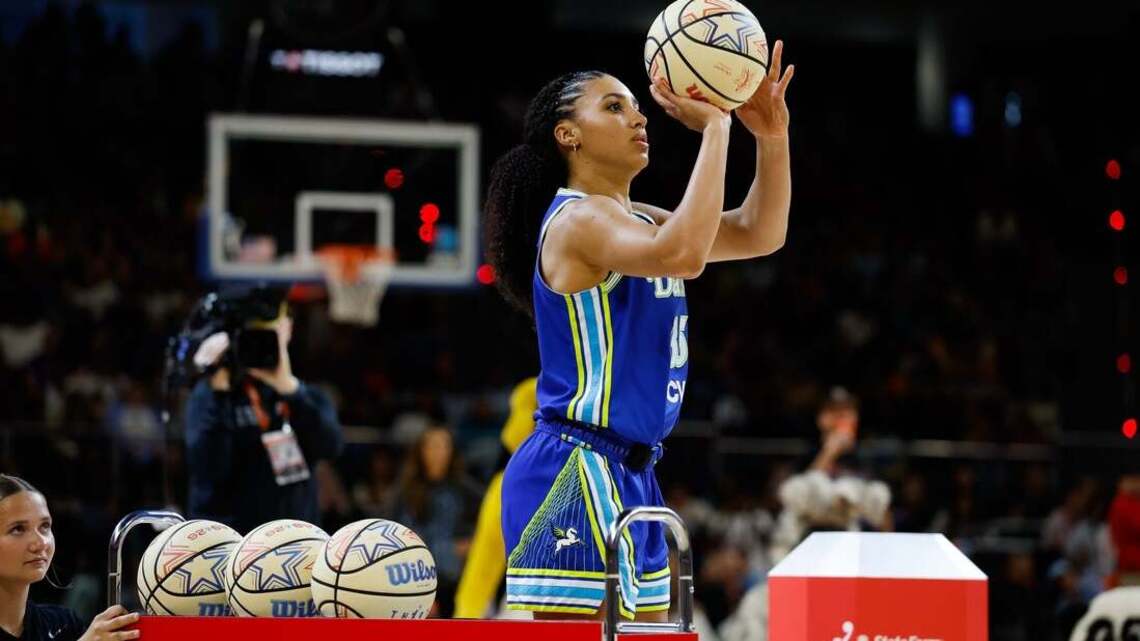 Fudd becomes first rookie to win WNBA 3-point contest