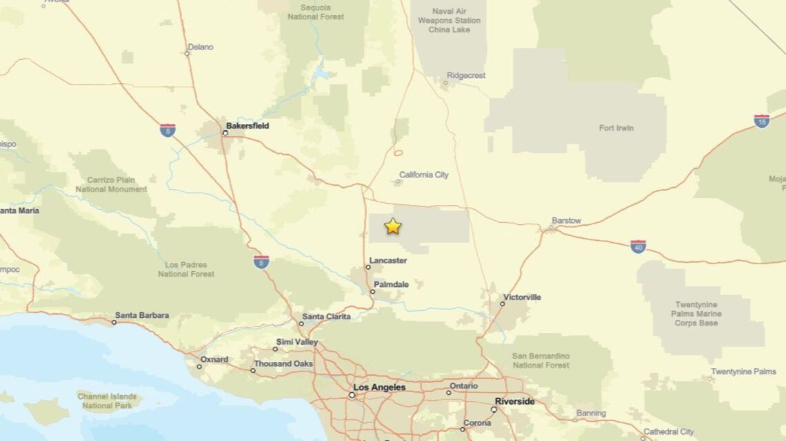 Update: 2.6 magnitude earthquake rattles close to Edwards Air Force Base, CA on Sept. 11 