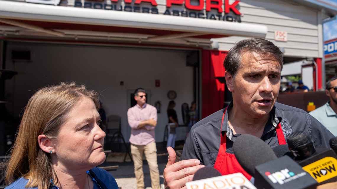 Why Attorney General Todd Blanche was grilling meat at Iowa State Fair 