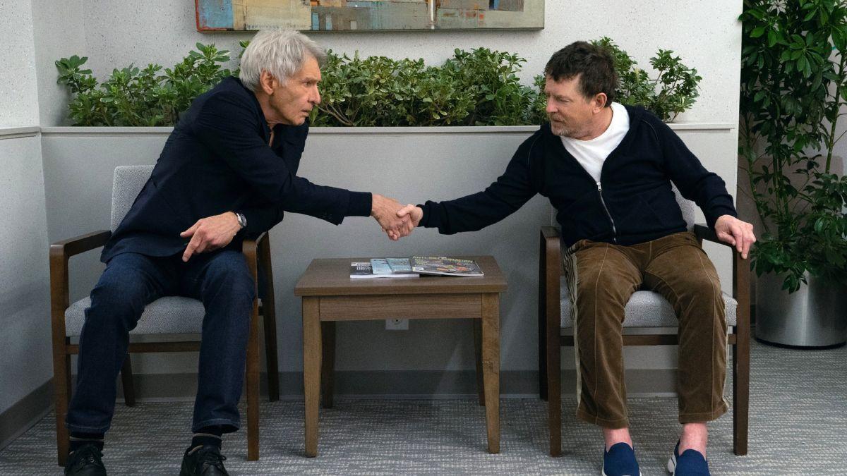 Harrison Ford and Michael J. Fox in ‘Shrinking’ Season 3Courtesy of the Everett Collection