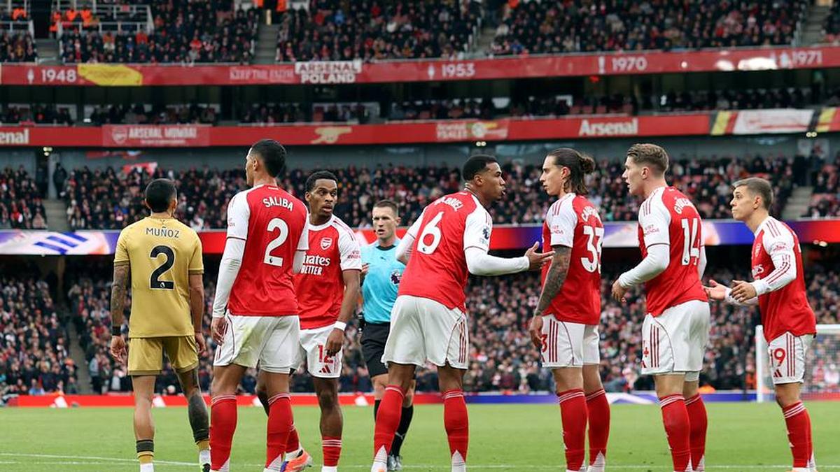  Arsenal's physicality has attracted unwanted attention. | Mark Leech/Offside/Getty Images 