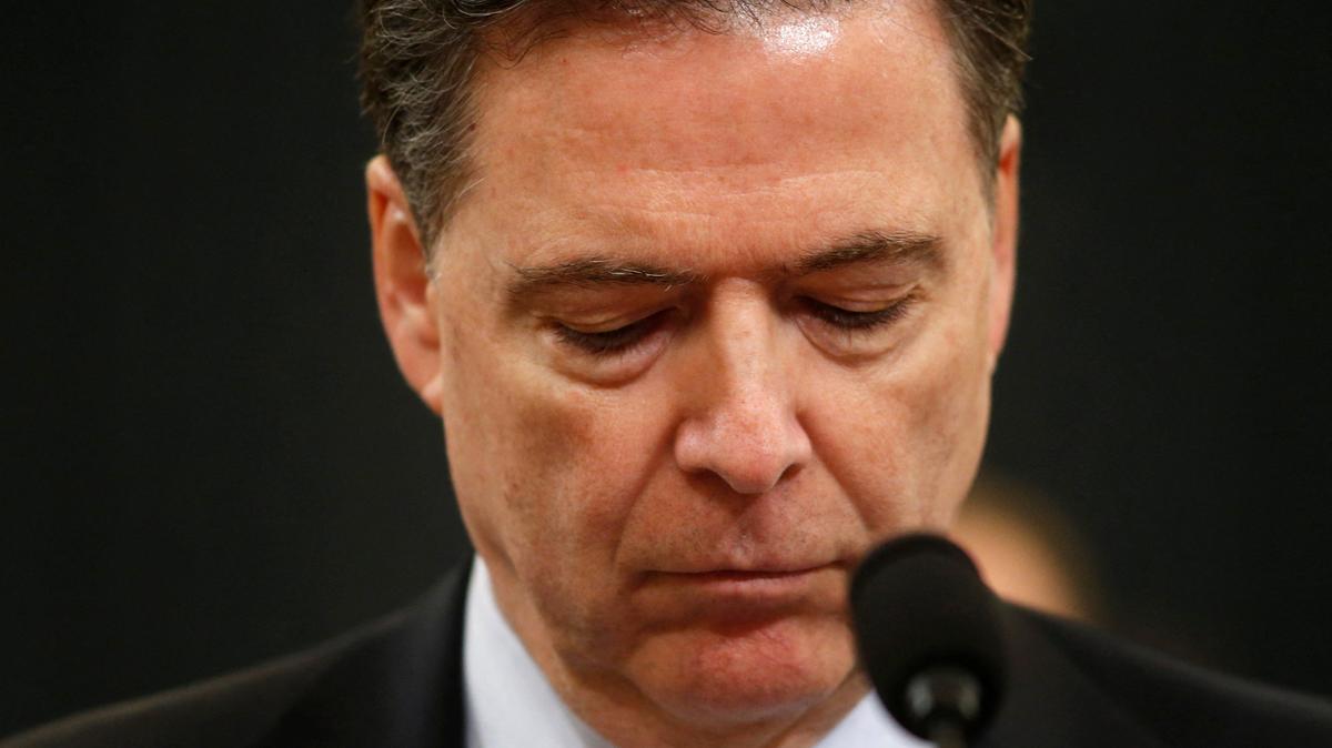 James Comey testifies before the House Intelligence Committee hearing into alleged Russian meddling in the 2016 U.S. election on Capitol Hill in Washington, U.S., March 20, 2017. REUTERS/Joshua Roberts/File Photo